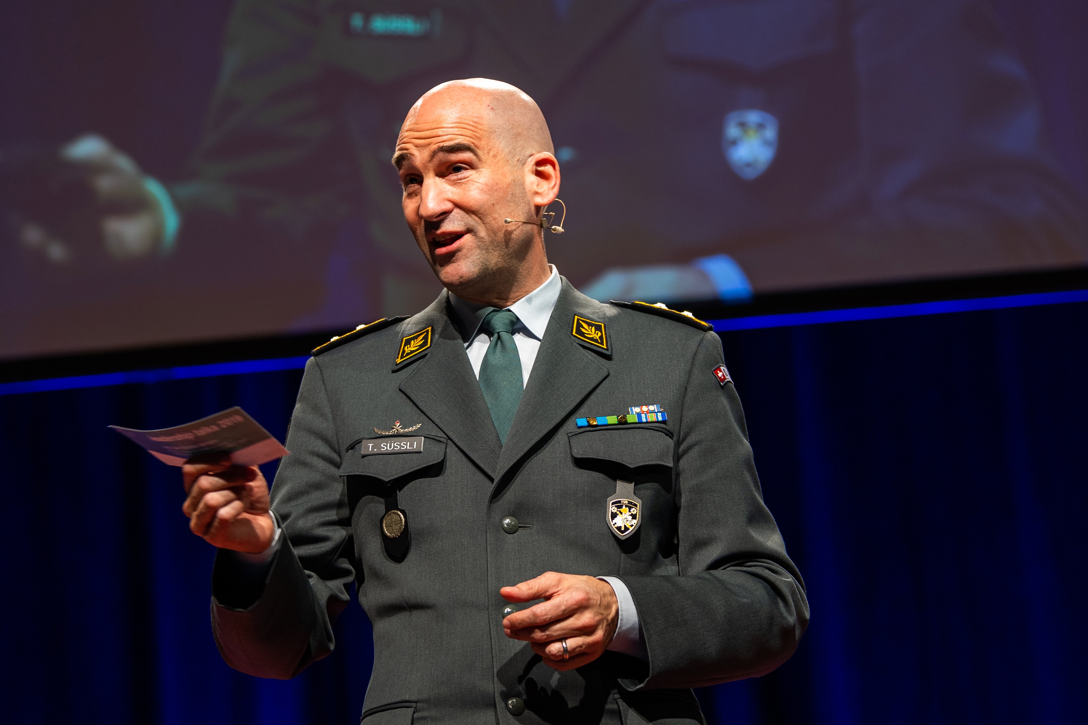 Thomas Suessli Speaking in a Keynote about Cyber